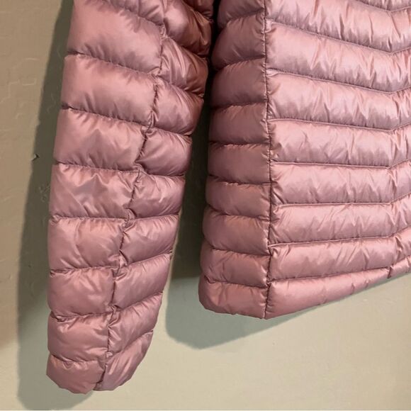 Rokka&Rolla Down Lightweight Packable Coat Puffer Hood Pink Jacket Women's Small - Picture 9 of 12